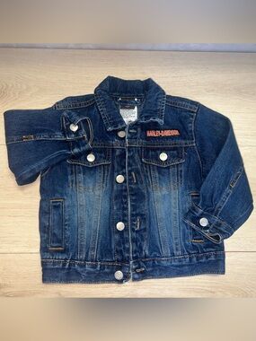 Harley-Davidson Toddler Denim Jacket 24 Months